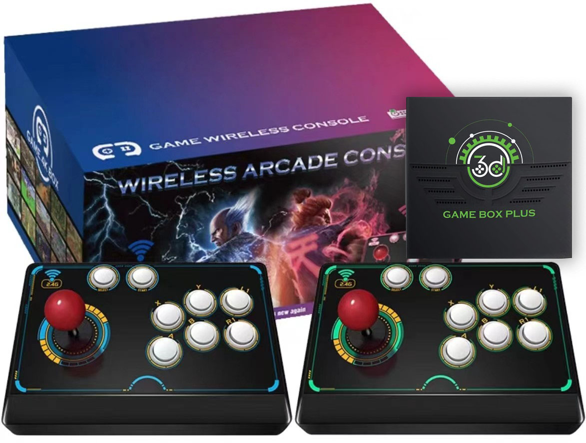 Retro Gaming X6 - V6 Retro Game Box 2.4G Wireless