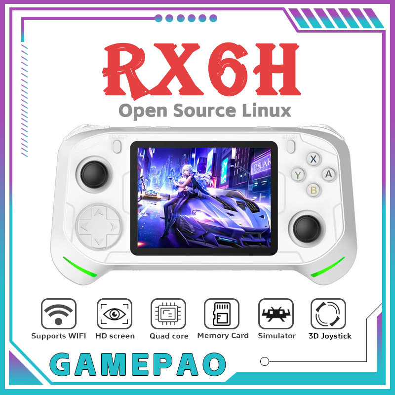 Retro Gaming Device Handheld - Open Source RX6H Retro Handheld Video