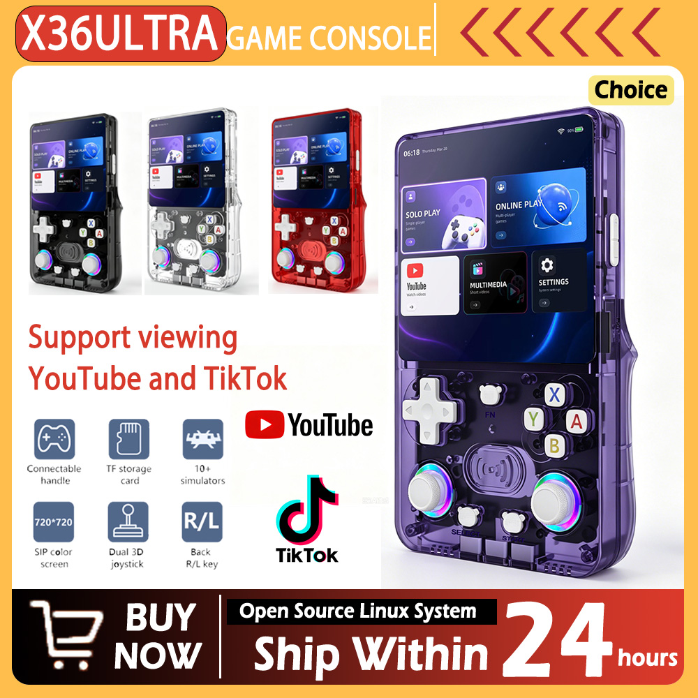 Retro Gaming Device Handheld - New X36 ultra retro handheld game