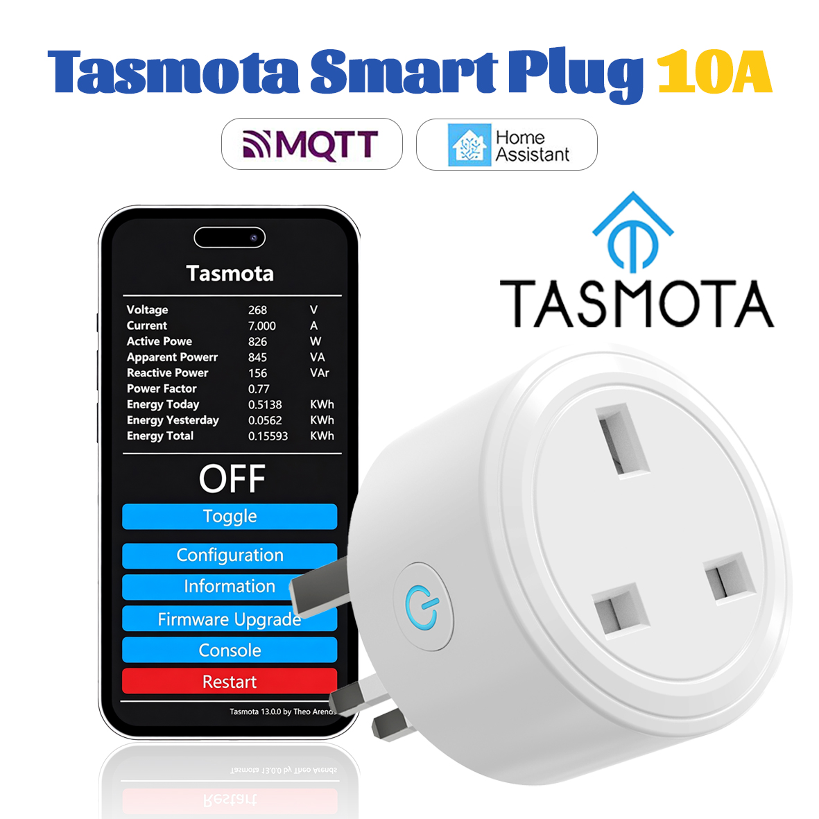 Crt Monitor Stand - Tasmota UK Smart Plug 16A 20A