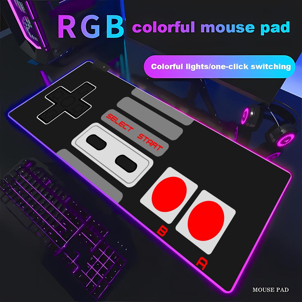 Retro Gaming Desk - RGB Retro Game Controller Large Mouse