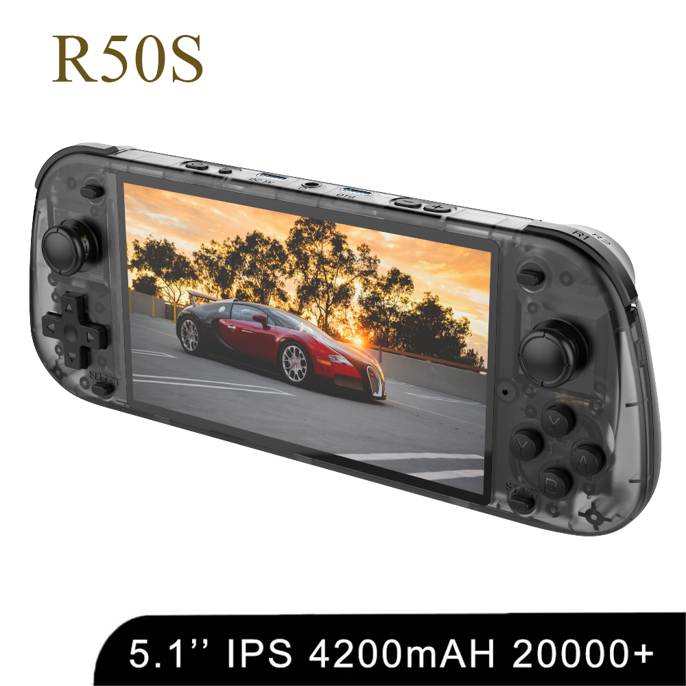 Retro Gaming Device Handheld - 5.1inch New R50S Retro Handheld Video