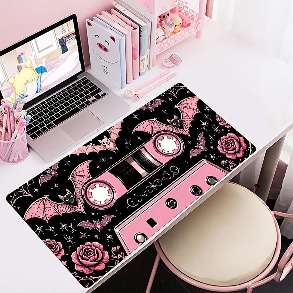 Pink Retro Cassette Tape Large - đánh giá và giá Retro Gaming Desk