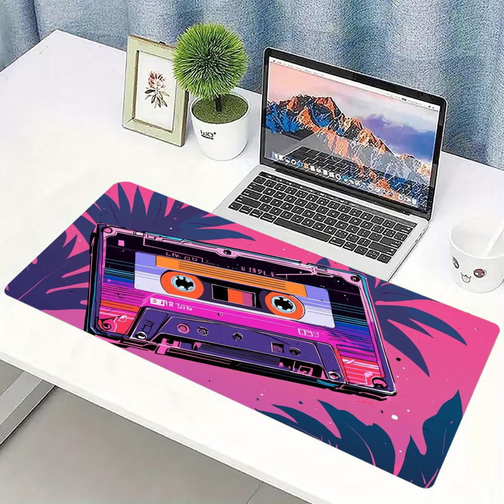 Pink Retro Cassette Tape Large - đánh giá và giá Retro Gaming Desk
