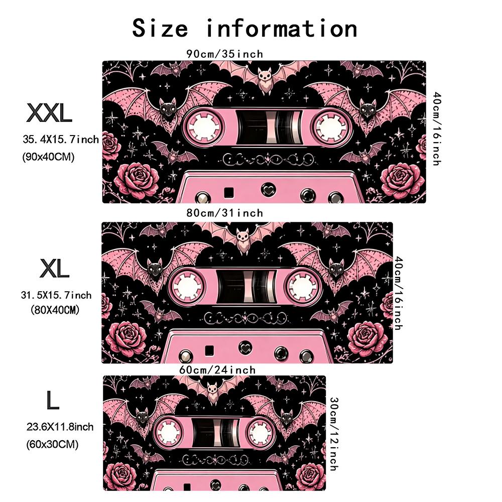 Pink Retro Cassette Tape Large - đánh giá và giá Retro Gaming Desk
