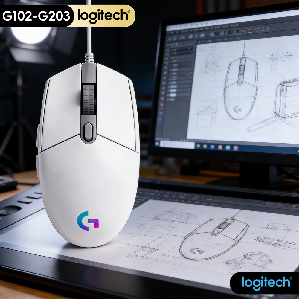 G102 Original Logitech G203 Pr - đánh giá và giá Logitech Mouse G203