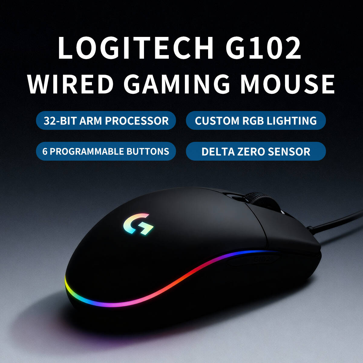 G102 Original Logitech G203 Pr - đánh giá và giá Logitech Mouse G203