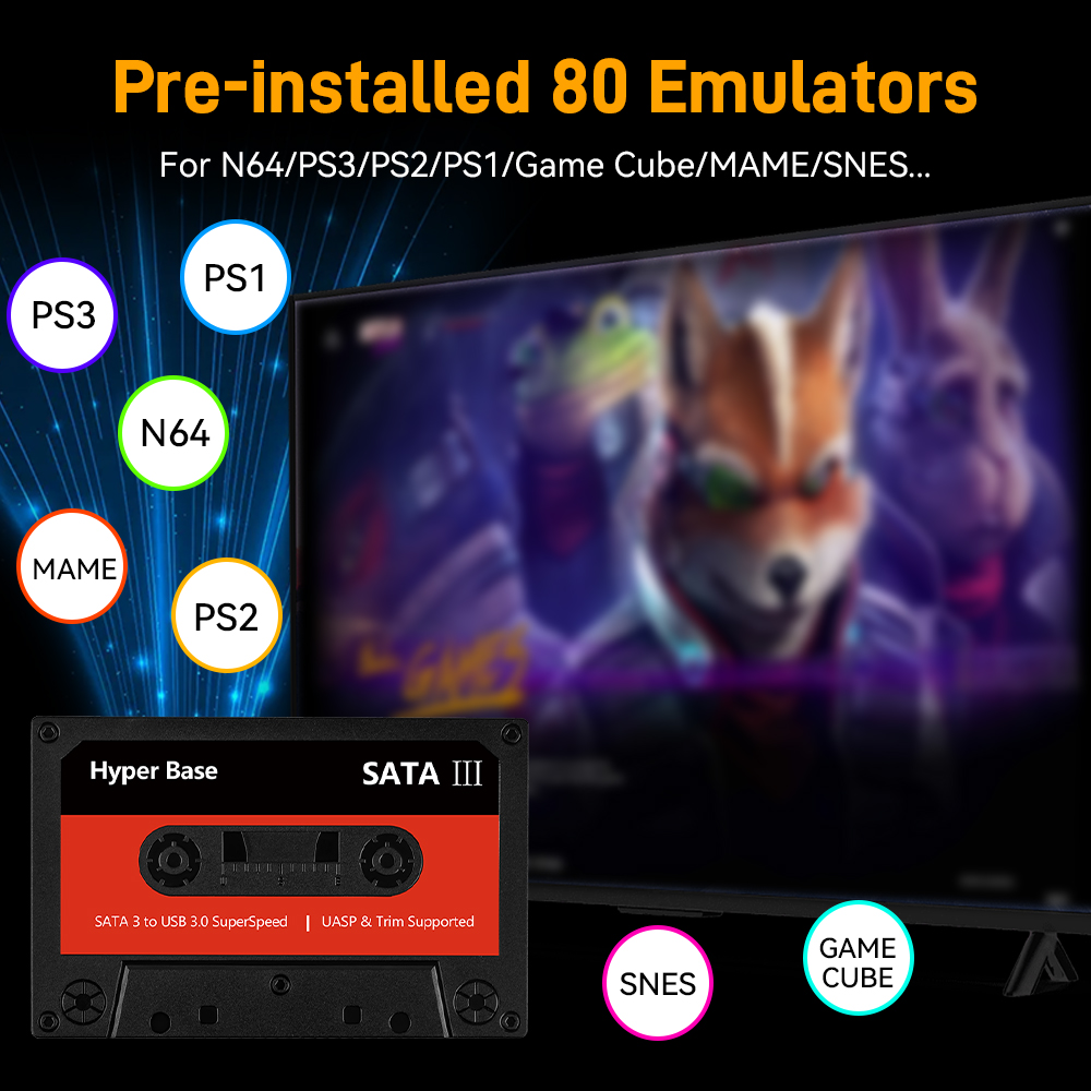 Batocera 500G/2T Emulator Game - đánh giá và giá Retro Gaming Batocera