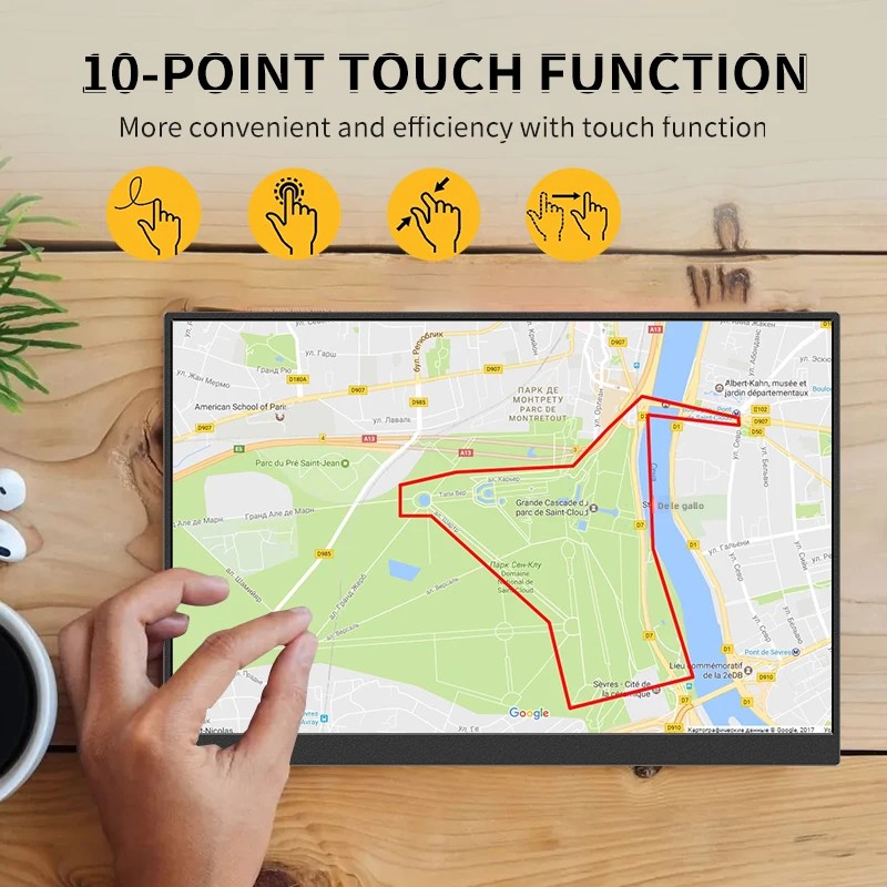 HGFRTEE 16inch Touch Portable  - đánh giá và giá Crt Monitor Stand