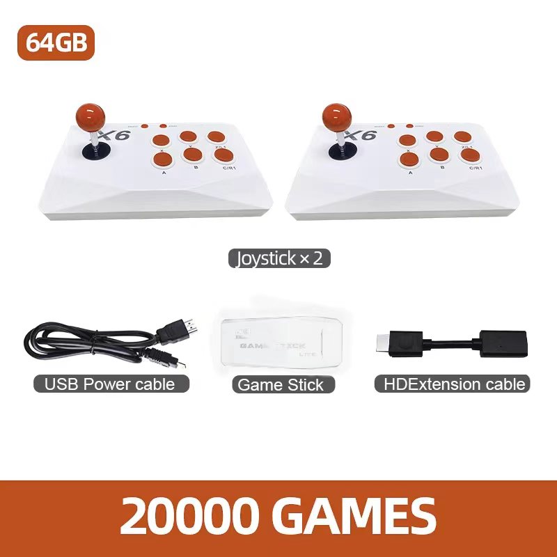 X6 Video Game Console 4K HD 64 - đánh giá và giá Retro Gaming X6