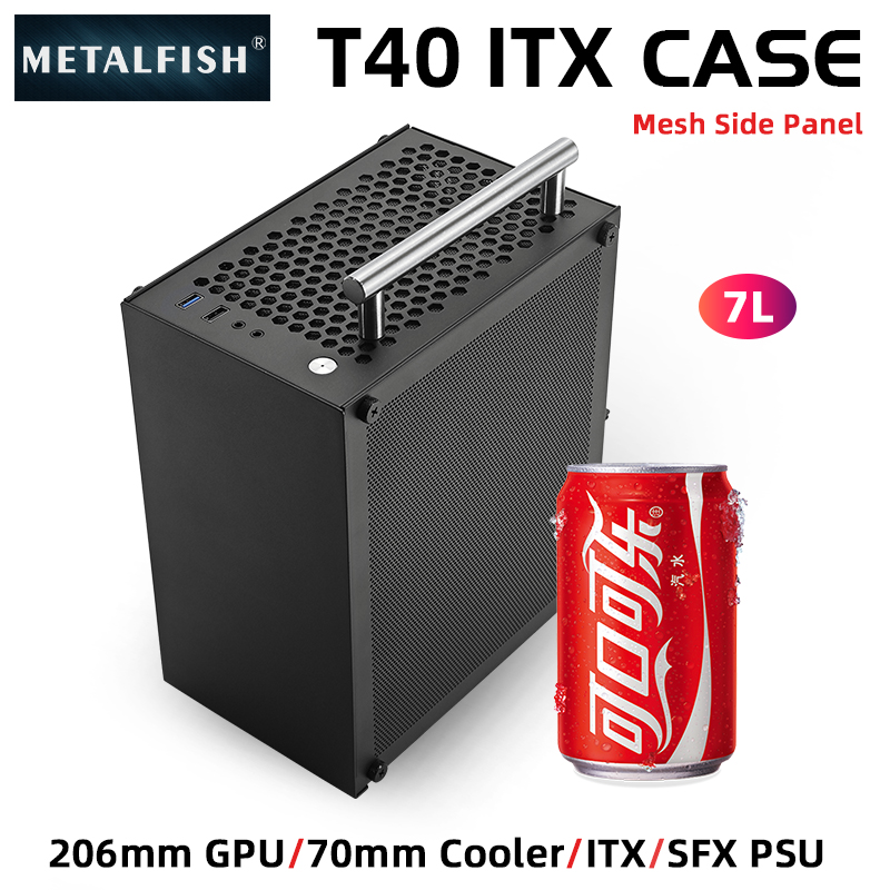METALFISH T40 Mini ITX Black C - đánh giá và giá Retro Gaming Pc Case