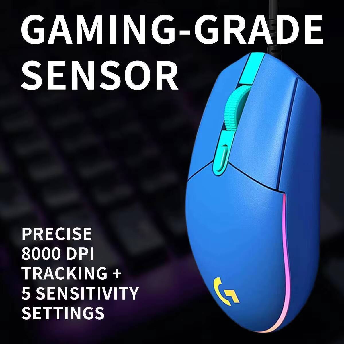 Logitech G203 Prodigy RGB Gami - đánh giá và giá Logitech Mouse G203