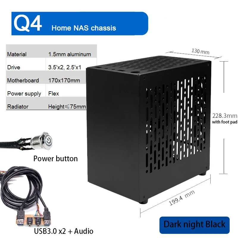 ARSYLID Q4 Home Nas Aluminum C - đánh giá và giá Retro Gaming Pc Case