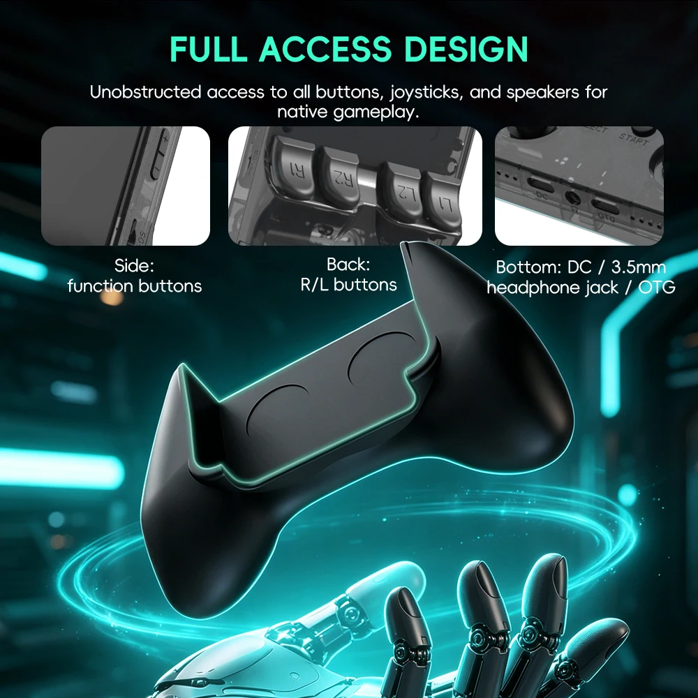 Data Frog R36S Game Grip Ergon - đánh giá và giá Retro Gaming R36S