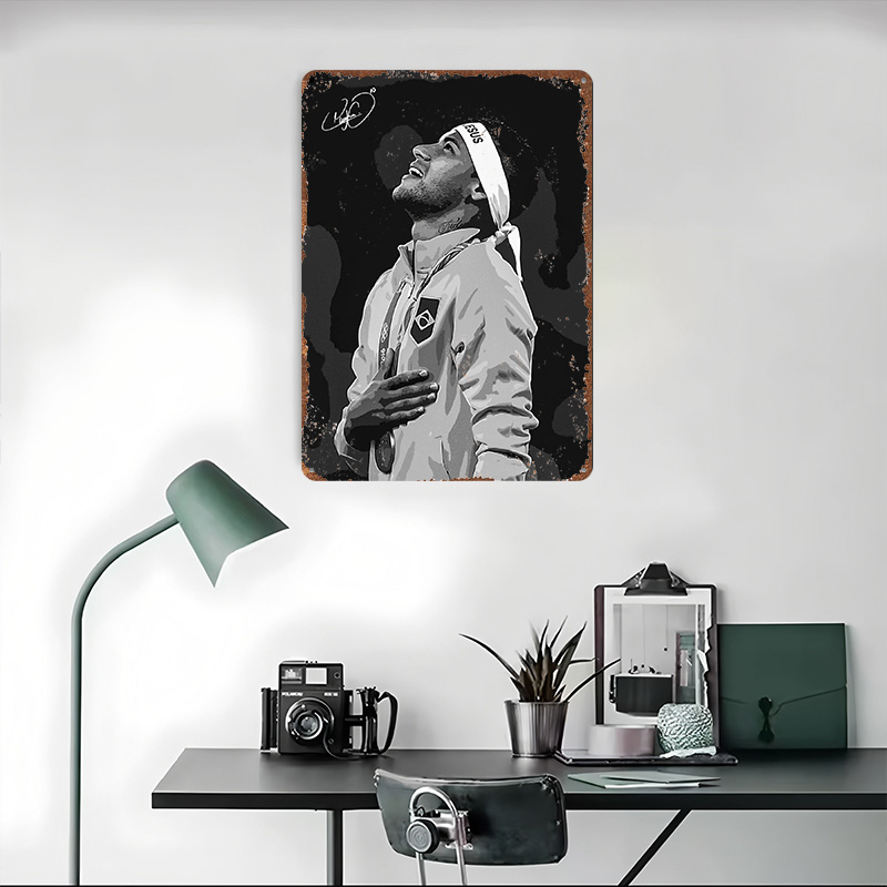 Neymar Jr. Portrait Poster Cus - đánh giá và giá Retro Gaming Desk