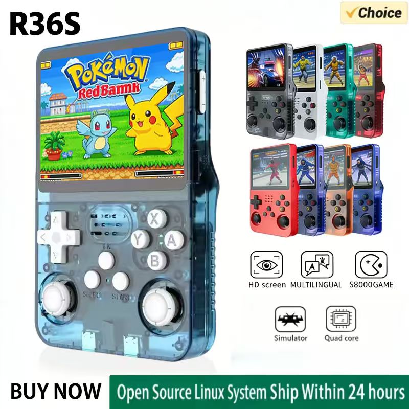 R36S Handheld Game Console ARK - đánh giá và giá Retro Gaming R36S