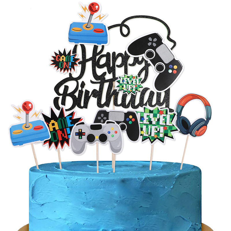 13Pcs Video Retro Game Cake To - đánh giá và giá Retro Gaming Decor