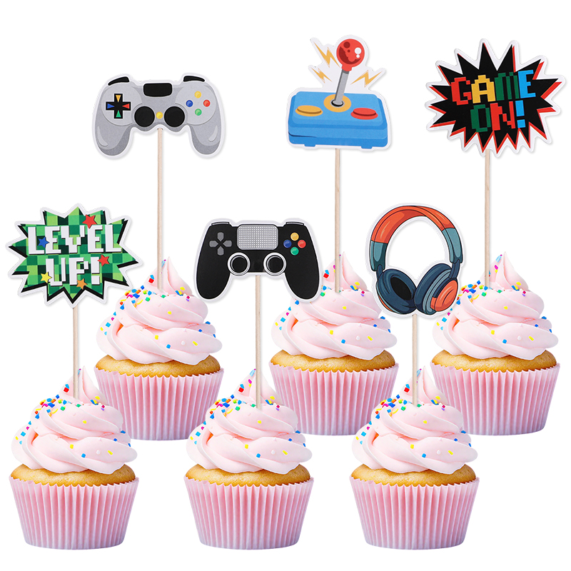 13Pcs Video Retro Game Cake To - đánh giá và giá Retro Gaming Decor