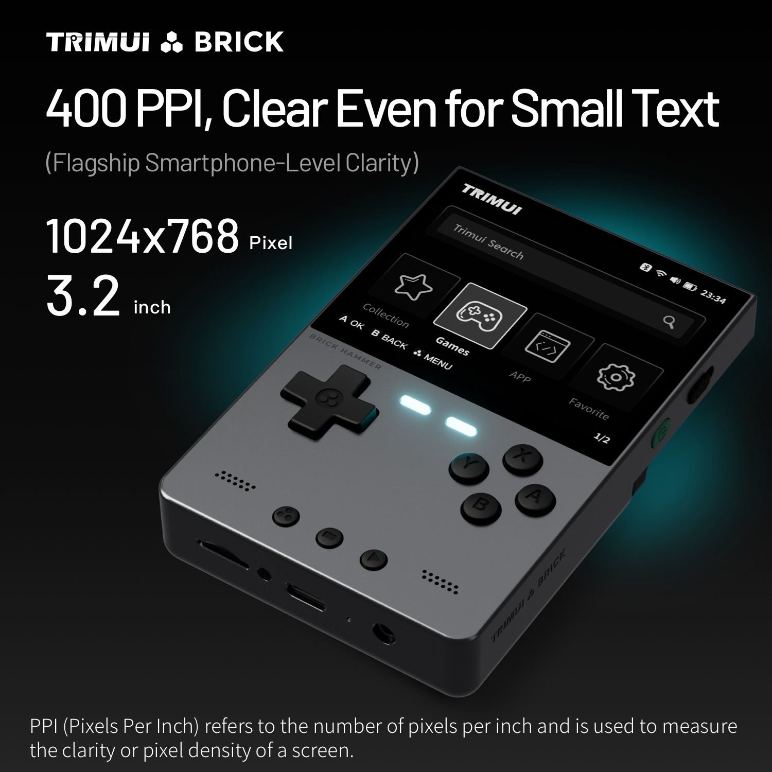 TRIMUI BRICK HAMMER Retro Hand - đánh giá và giá Retro Gaming Device Handheld