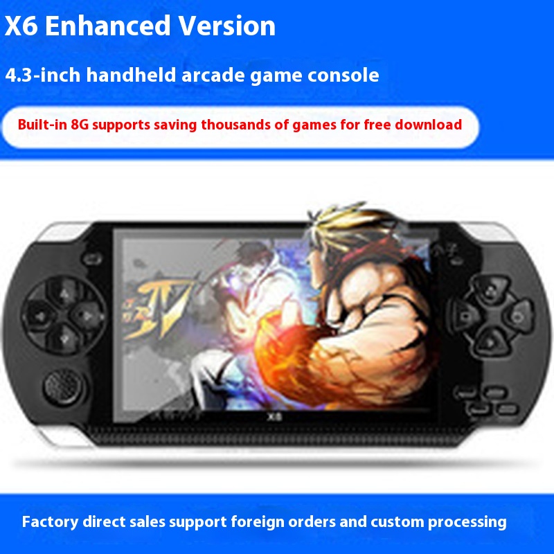 Psp 3000 X6 Consola 12 Types O - đánh giá và giá Retro Gaming X6