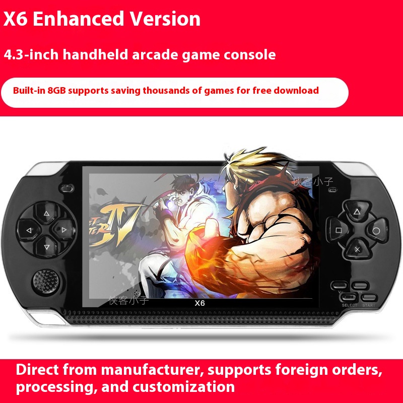 Psp 3000 X6 Consola 12 Types O - đánh giá và giá Retro Gaming X6