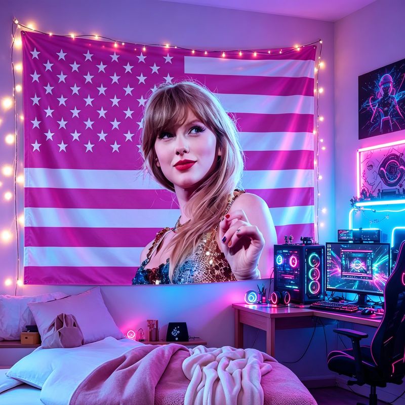VIKAMA American Flag Female Si - đánh giá và giá Retro Gaming Decor