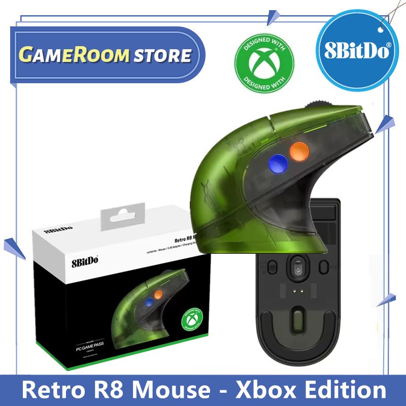 8BitDo Retro R8 Mouse - Xbox E - đánh giá và giá Retro Gaming Xbox Controller