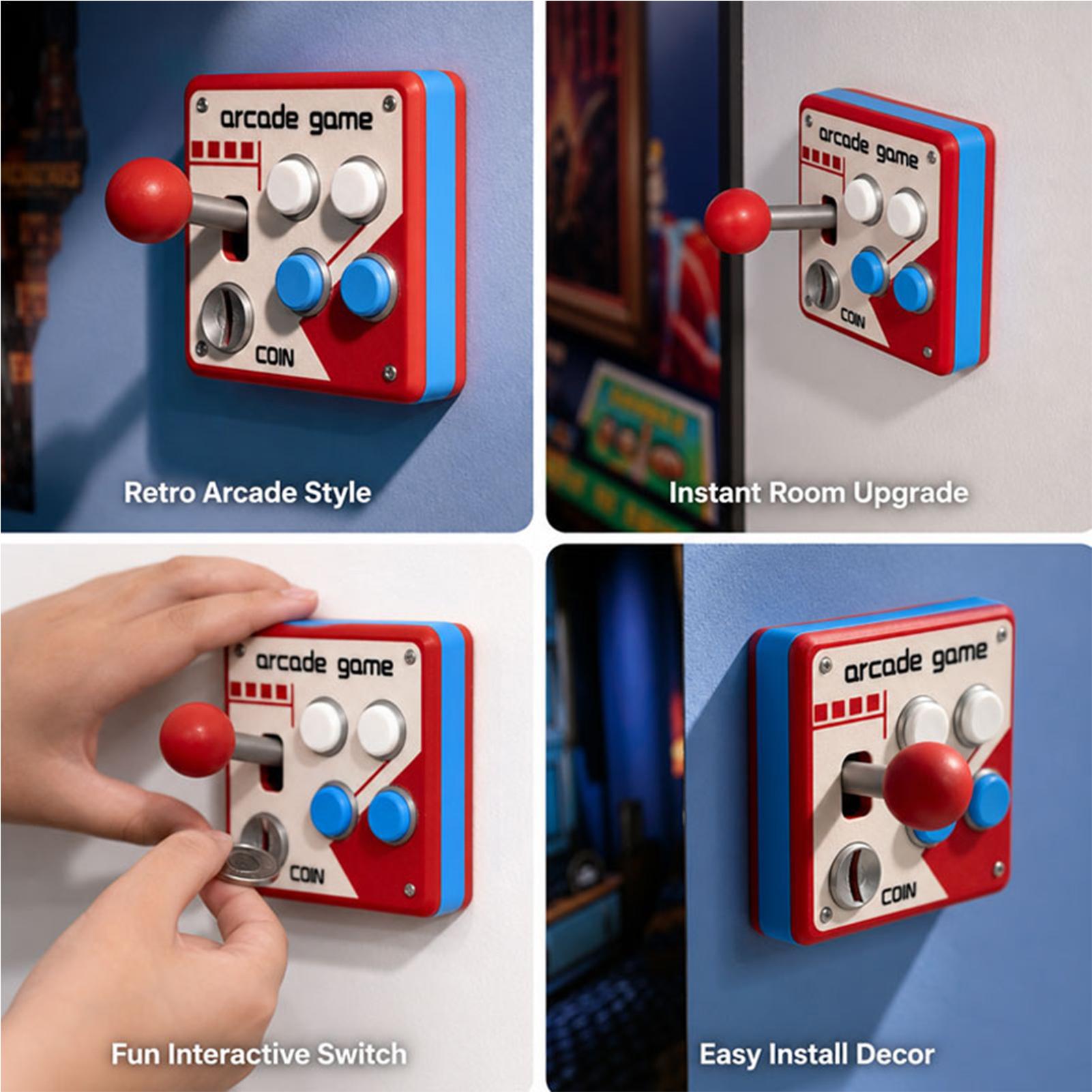 Creative Retro Arcade Game Lig - đánh giá và giá Retro Gaming Decor