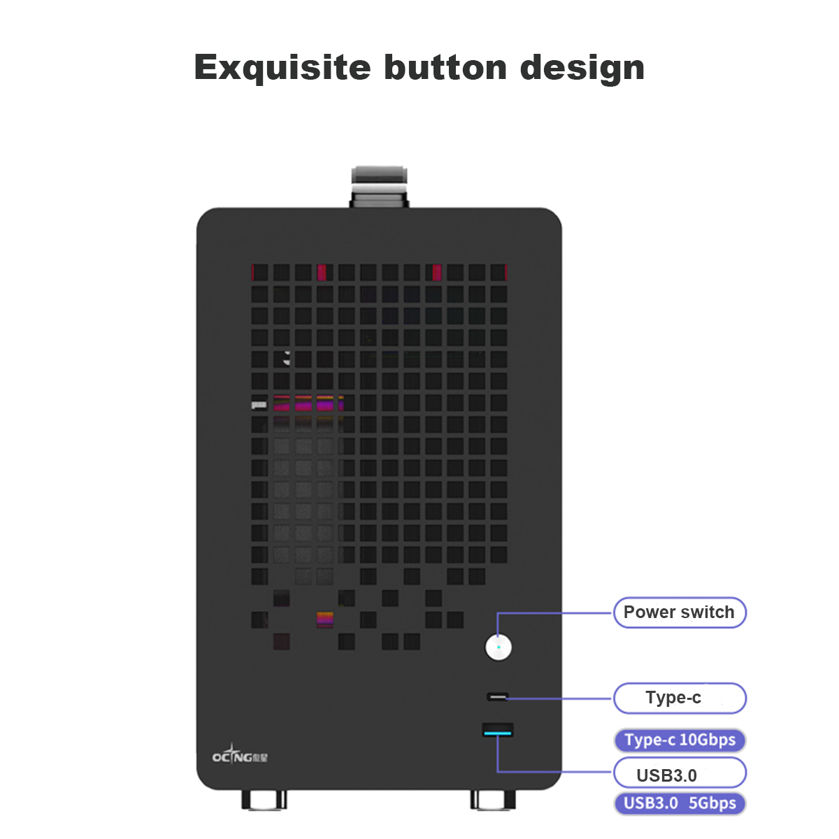 OCNG Weijie PRO Computer Case  - đánh giá và giá Retro Gaming Pc Case