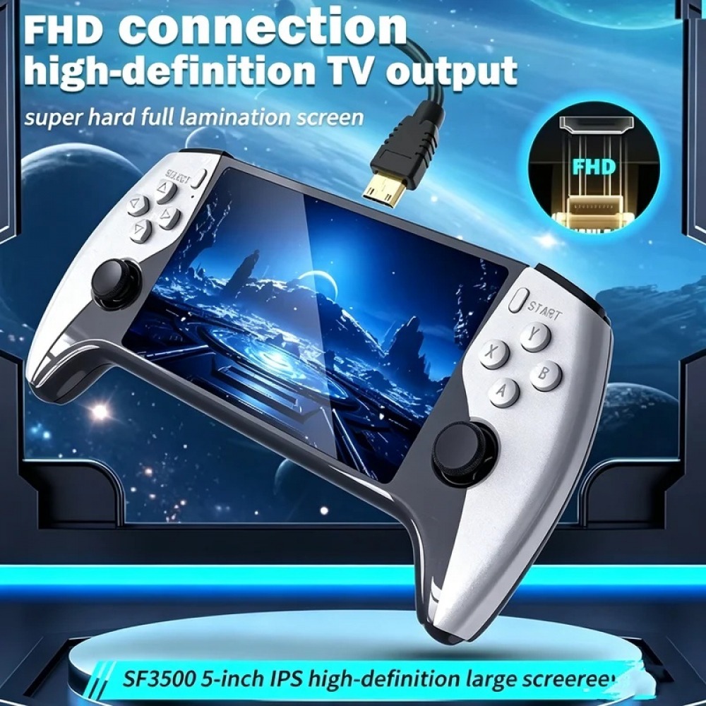 SF3500 5 inch Handheld Game Co - đánh giá và giá Retro Gaming Device Handheld